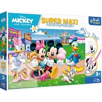 Trefl 24 Parça Puzzle Süper Maxi Disney Standard Characters (60x40cm)