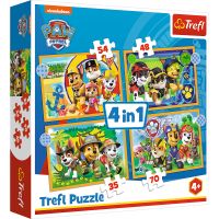 Trefl 4in1 Puzzle Paw Patrol (28,5x20,5cm)