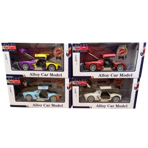 Vardem Kutulu 1:24 Çek Bırak Işıklı ve Sesli Buhar Atan Model Araba