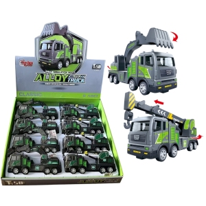 Vardem Sürtmeli Metal 1:50 Füme Vinç ve Ekskavatör