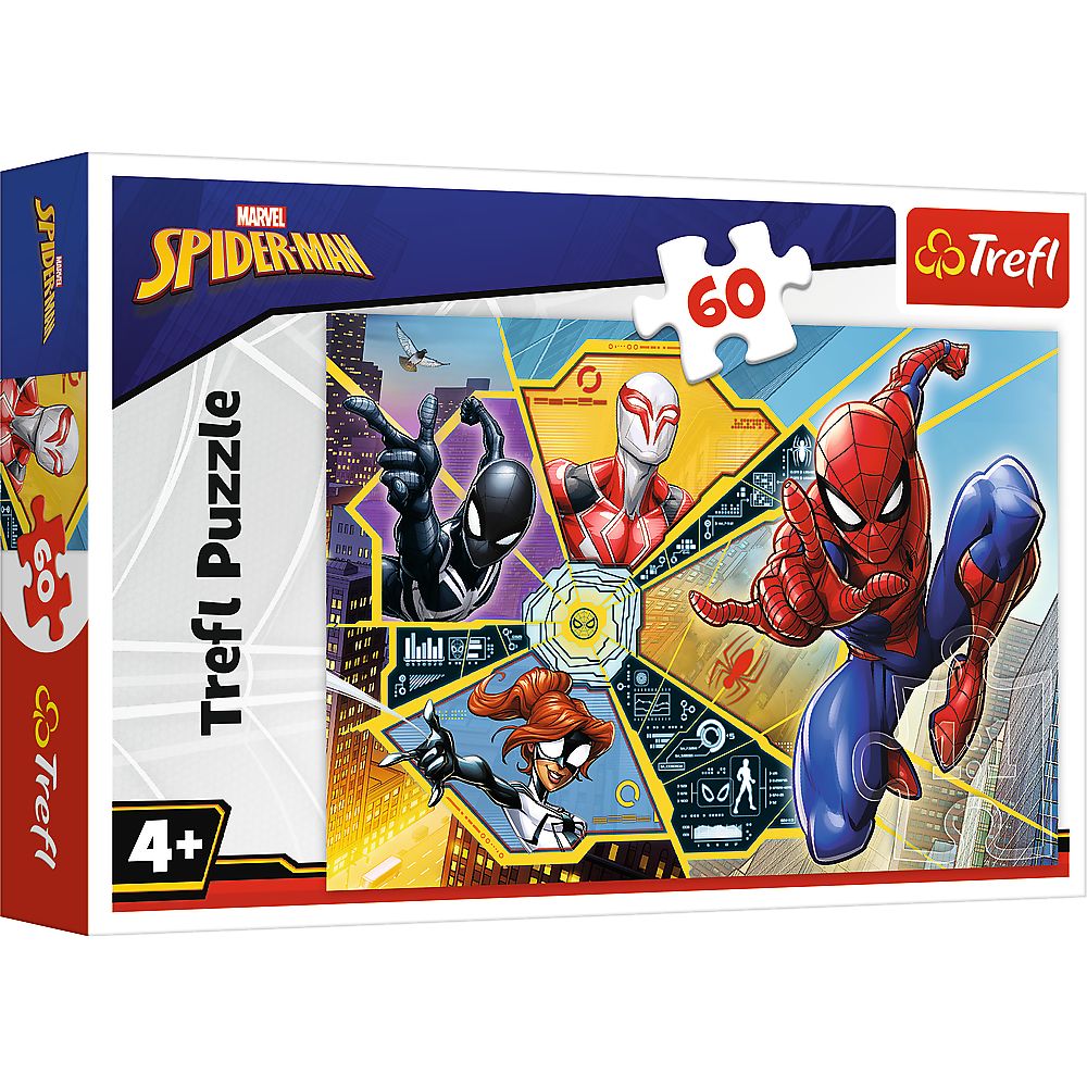 Trefl 60 Parça Puzzle Marvel Spiderman (33x22cm)