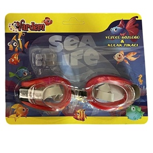 Vardem Kartela Kulak Tıkaçlı Yüzücü Gözlüğü