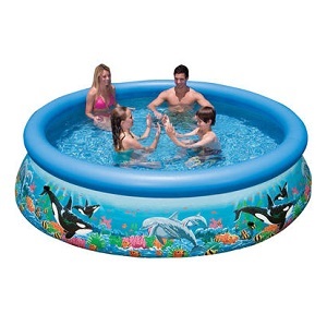 Intex Şişirilebilir Üst Halkalı Desenli Havuz 305x76 cm.