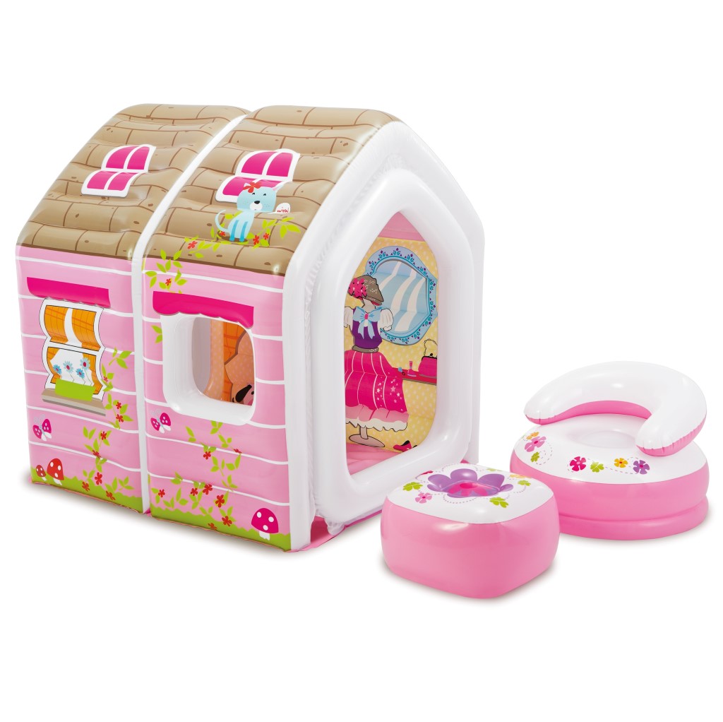 Intex Koltuklu Prenses Şişme Oyun Evi 124x109x122 cm.