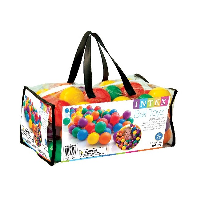 Intex Çantalı 100Pcs Oyun Topu (6,5 cm. )