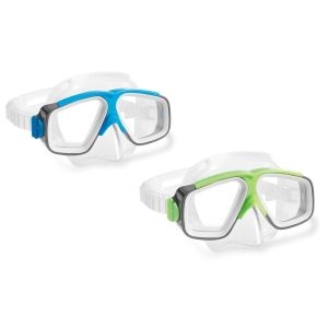 Intex Surf Rider Yüzücü Maskesi (Mavi- Yeşil Renk) 8+ Yaş