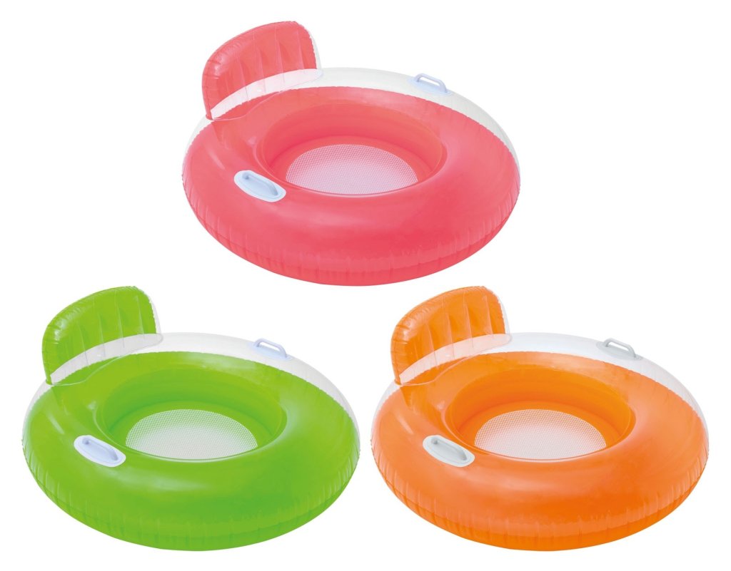 Intex Sırtlıklı Şeker Renkli Tutmaçlı Simit 102 cm.