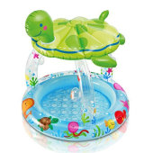 Intex Kaplumbağa Gölgelikli Bebek Havuzu 102x107 cm.