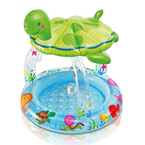 Intex Kaplumbağa Gölgelikli Bebek Havuzu 102x107 cm.