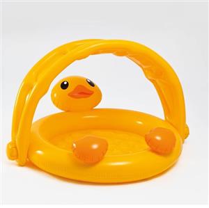 Intex Ördek Gölgelikli Bebe Havuzu 117x112x69 cm.