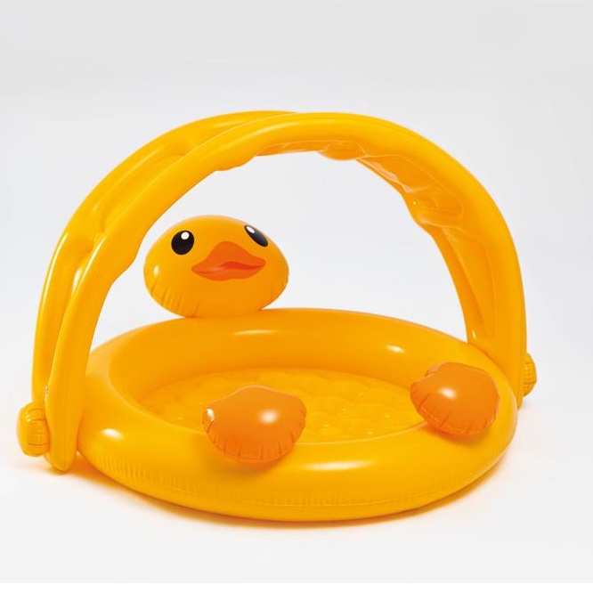 Intex Ördek Gölgelikli Bebe Havuzu 117x112x69 cm.