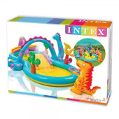 Intex Dinozor Parklı Oyunlu Havuzu 333x229x112 cm.