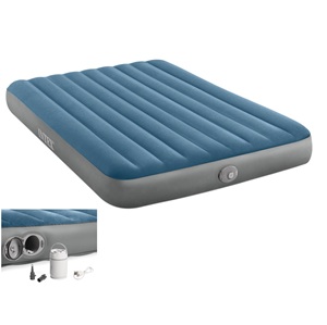 Intex 25Cm Queen Single-High Airbed Çıkarılabilir Pompalı Yatak 152x203x25cm