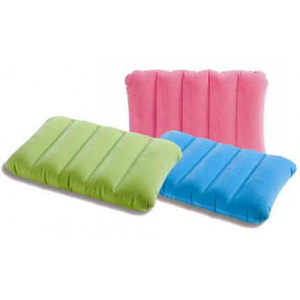 Intex Renkli Şişme Yastık 43x28x9 cm.