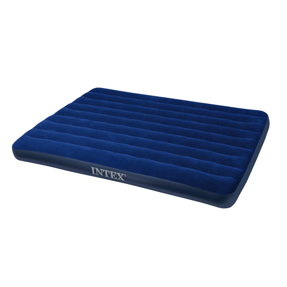 Intex Lacivert Çift Kişilik Yatak 152x203x22 cm. Air Lock