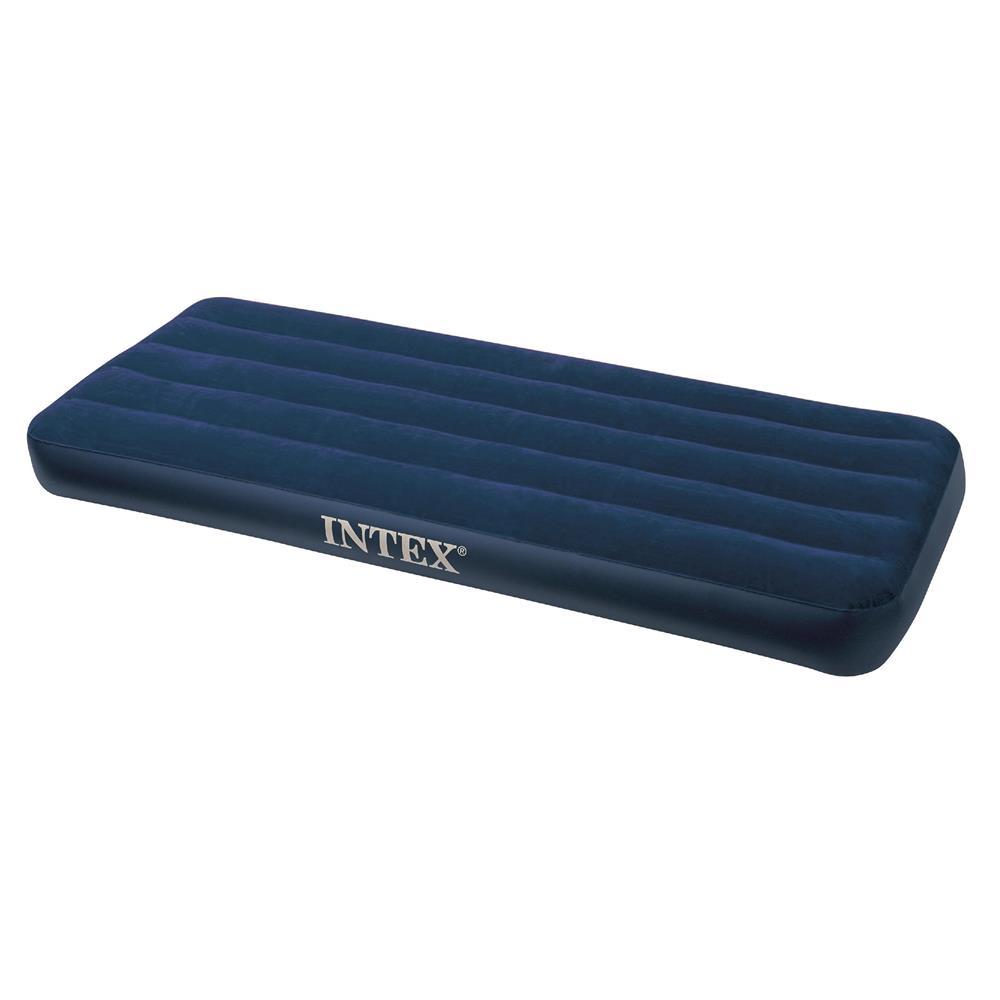 Intex Kadife Mavi Kamp Yatağı 76x191x22 cm. Air Lock