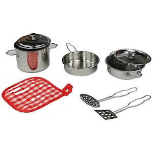 Vardem 8 Parça Çelik Tence Tava Seti