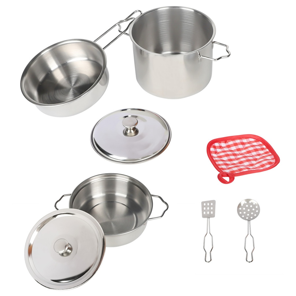 Vardem 8 Parça Çelik Tencere Tava Seti