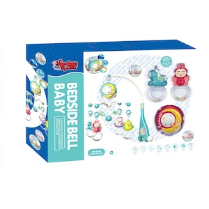 Vardem Işıklı Müzikli Kumandalı Mavi Bebek Dönencesi