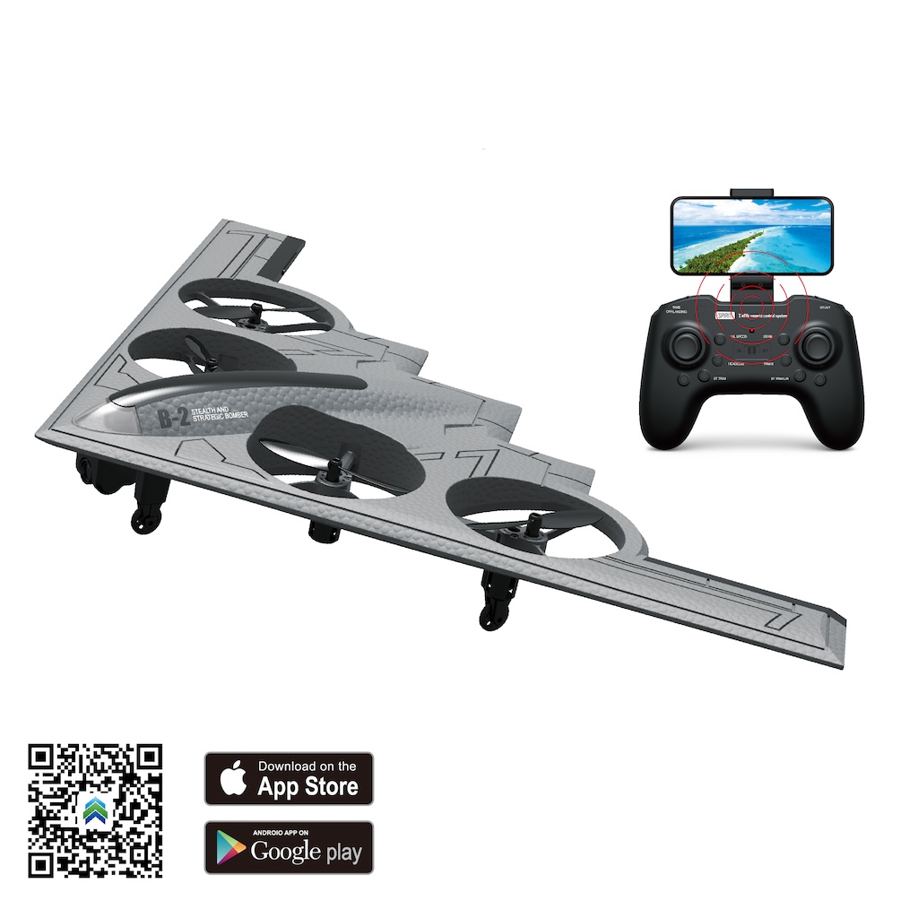 Vardem Uzaktan Kumandalı Full Fonksiyon 2.4G Şarjlı Kameralı Quadcopter IHA