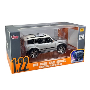 Vardem Kutulu Çek Bırak 1:22 Sesli Ve Işıklı Buharlı Metal Jeep