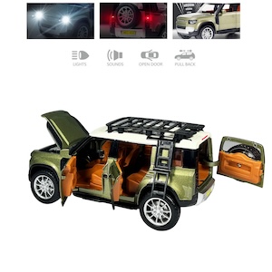 Vardem Kutulu Çek Bırak 1:22 Sesli Ve Işıklı Safari Metal Jeep