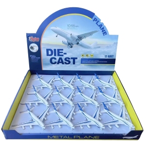 Vardem Çek Bırak Işıklı Sesli Metal Mavi Yolcu Uçağı 777-2