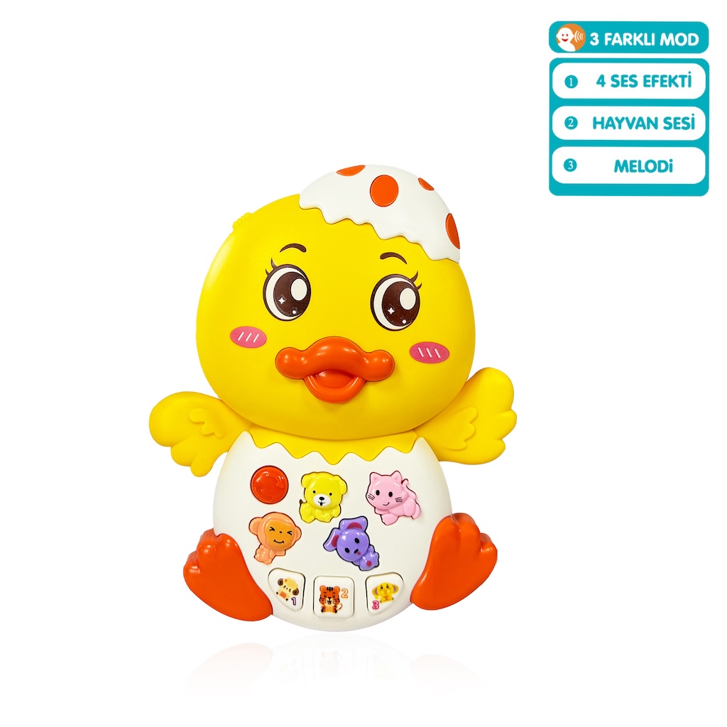 Vardem Işıklı ve Müzikli Ördek Bebek Piyanosu