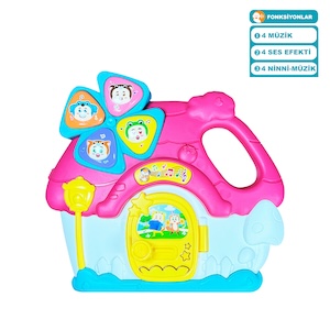 Vardem Işıklı ve Müzikli Ev Bebek Piyanosu