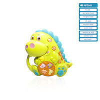 Vardem Işıklı ve Müzikli Dinozor Bebek Piyanosu