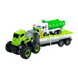 Vardem Sürtmeli Die-Cast 4x4 Temizlik Araçları Taşıyan Tır