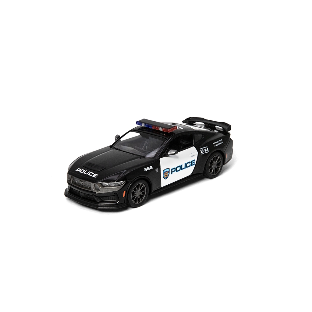 Kinsmart Çek Bırak 2024 Ford Mustang Dark Horse (Police)