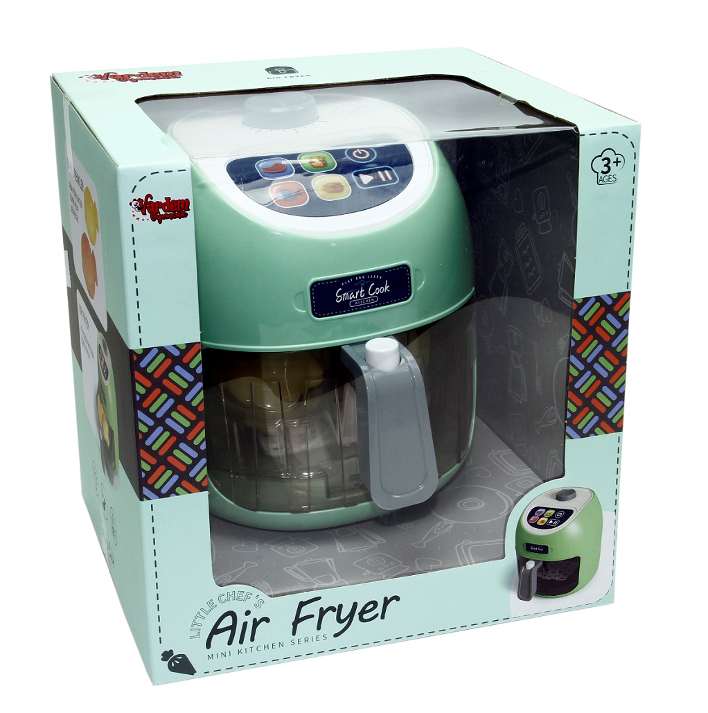 Vardem Dokunmatik Fritöz Set Gıdalar Renk Değiştirir (Air Fryer)