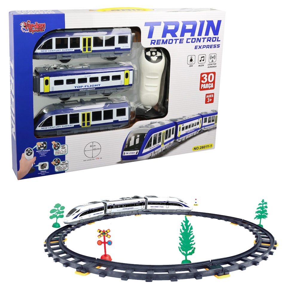 Vardem Uzaktan Kumandalı 30 Parça Işıklı 176 Cm Tren Set