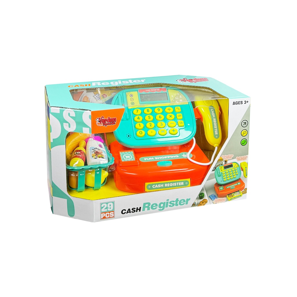 Vardem Aksesuarlı Işıklı, Hesap Makinalı Yazarkasa 29 Parça