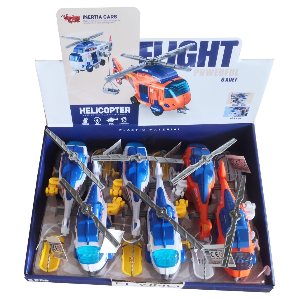 Vardem Sürtmeli Işıklı Müzikli Kurtarma Helikopteri