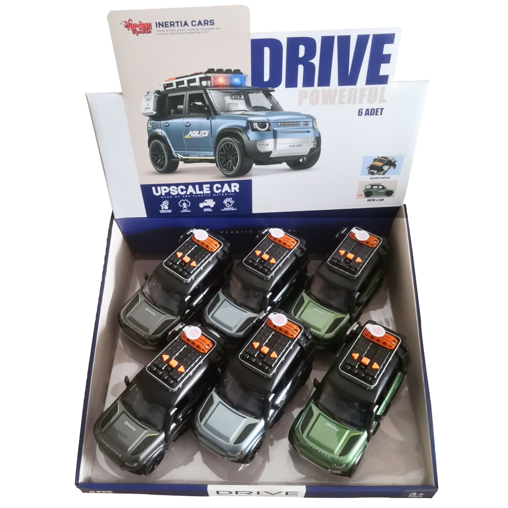 Vardem Sürtmeli Işıklı Müzikli Off-Road Lüks Araba