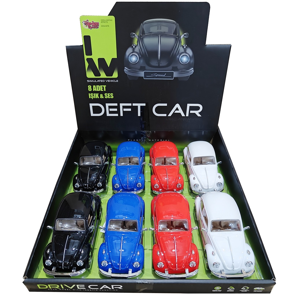 Vardem Işıklı ve Sesli Kapıları Açılan Sürtmeli Büyük Kaplumbağa Araba