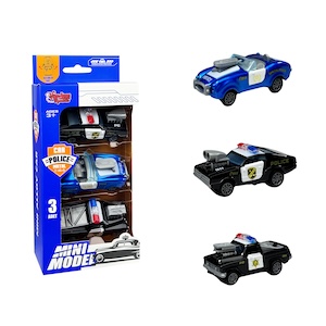 Vardem 3 Parça Çek Bırak Mini Model Metal Clasic Araba 1:64