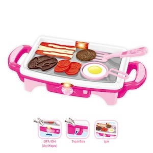 Vardem Işıklı Aksesuarlı Teppanyaki Izgara