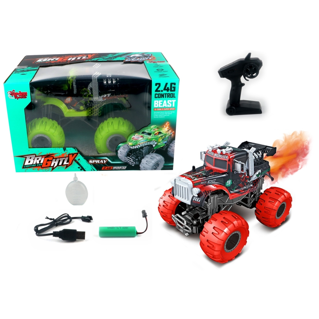 Vardem Uzaktan Kumandalı Full Fonksiyon Şarjlı 2.4G Işıklı Off-Road Canavar Kamyon
