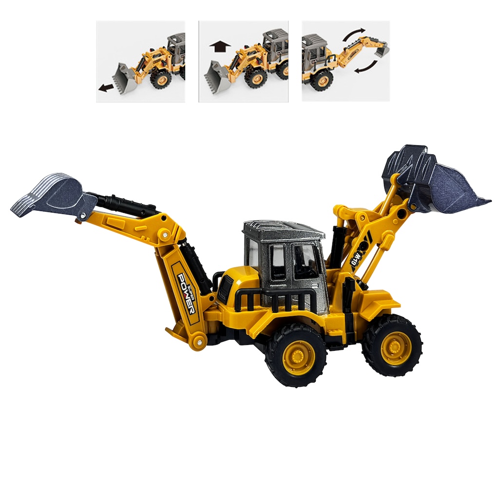 Vardem Kutulu Sürtmeli Metal 1:70 Kazıcı Ve Yükleyici