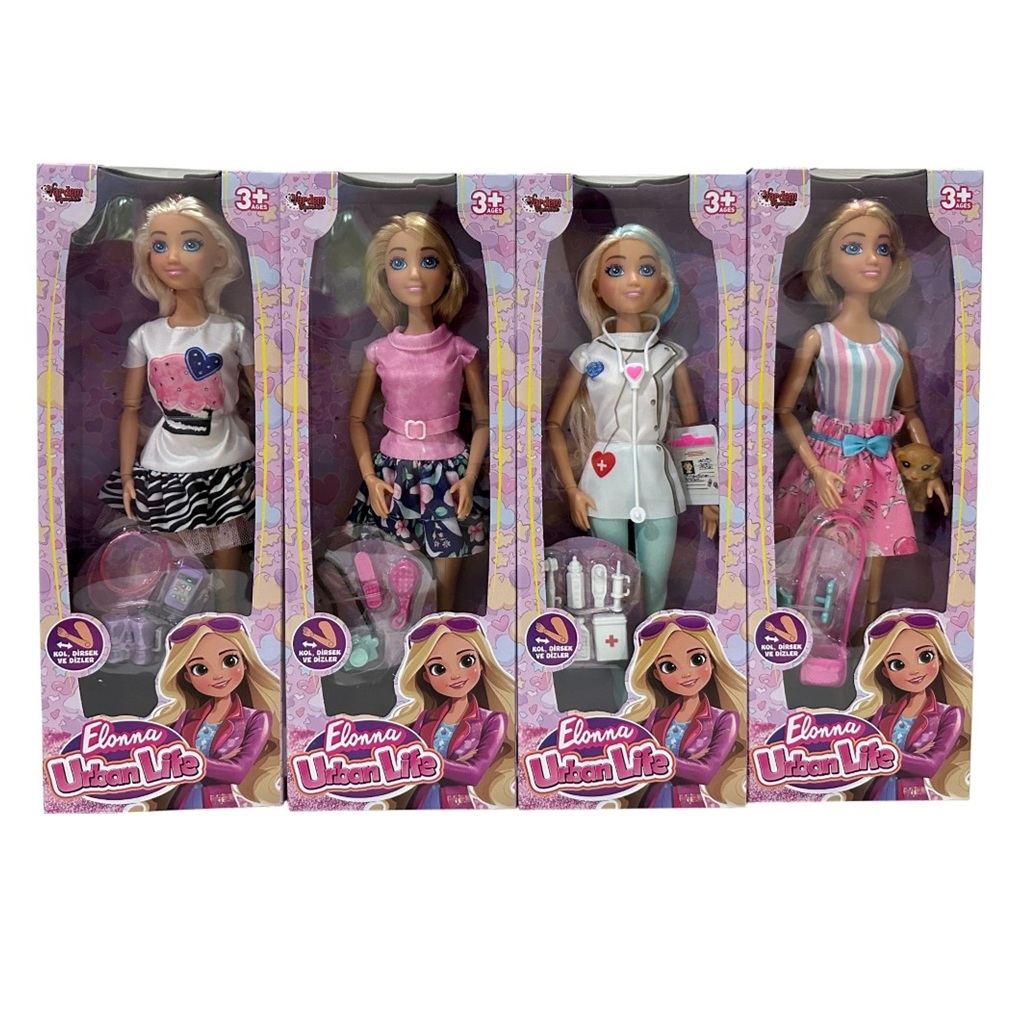 Vardem Kutulu 29 Cm 4 Asorti Aksesuarlı Bebek