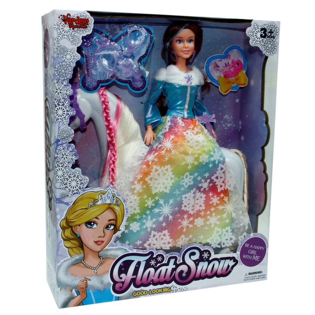 Vardem Kutulu 29Cm Aksesuarlı Atlı Bebek