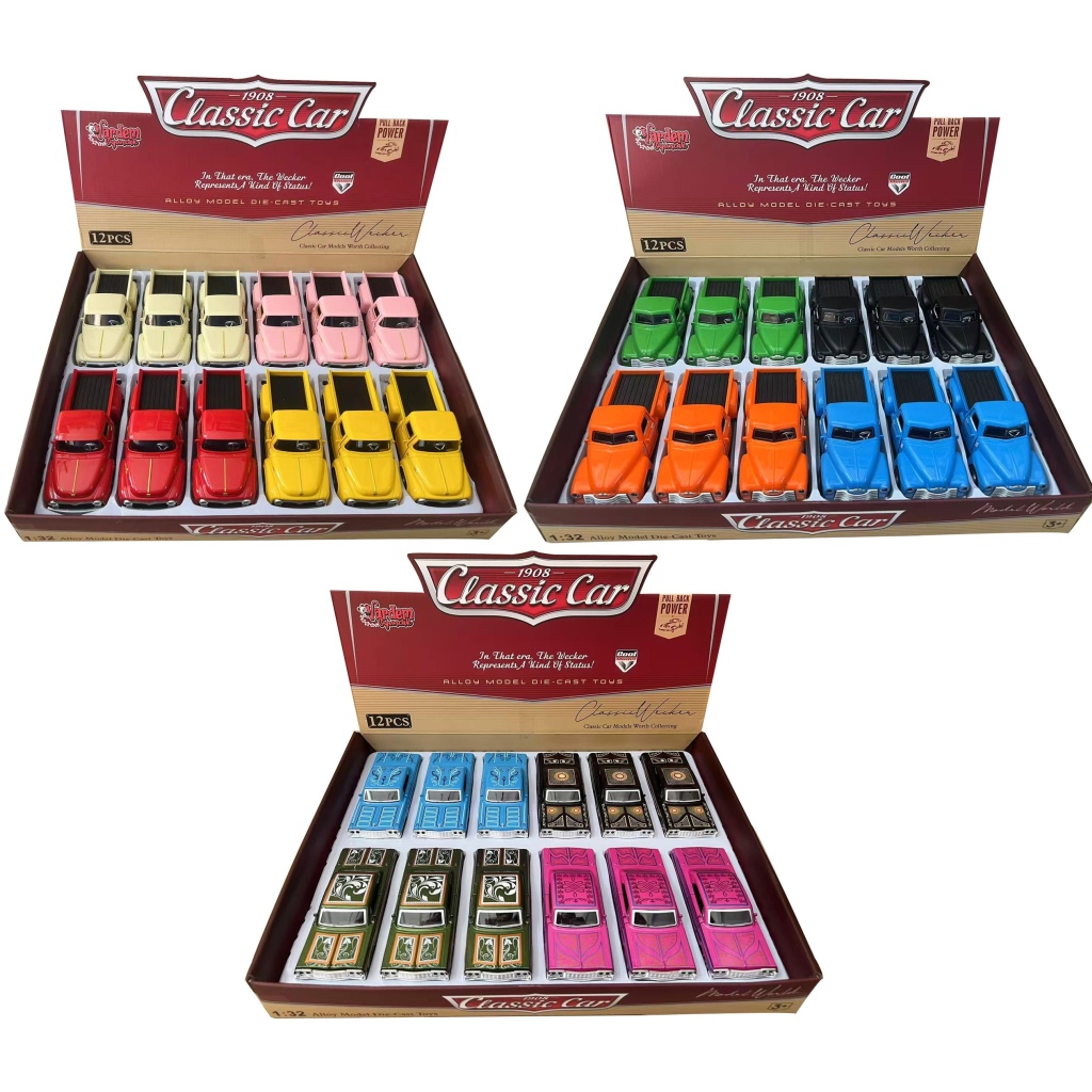 Vardem Çek Bırak 1:32 Clasic Metal Araba (15B-16B-17B)