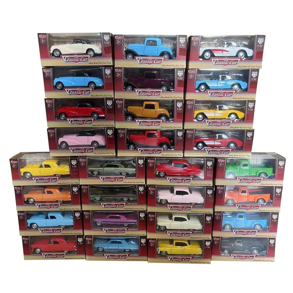 Vardem Kutulu Çek Bırak 1:32 Clasic Metal Araba (3-4-6-10-14-16-17)