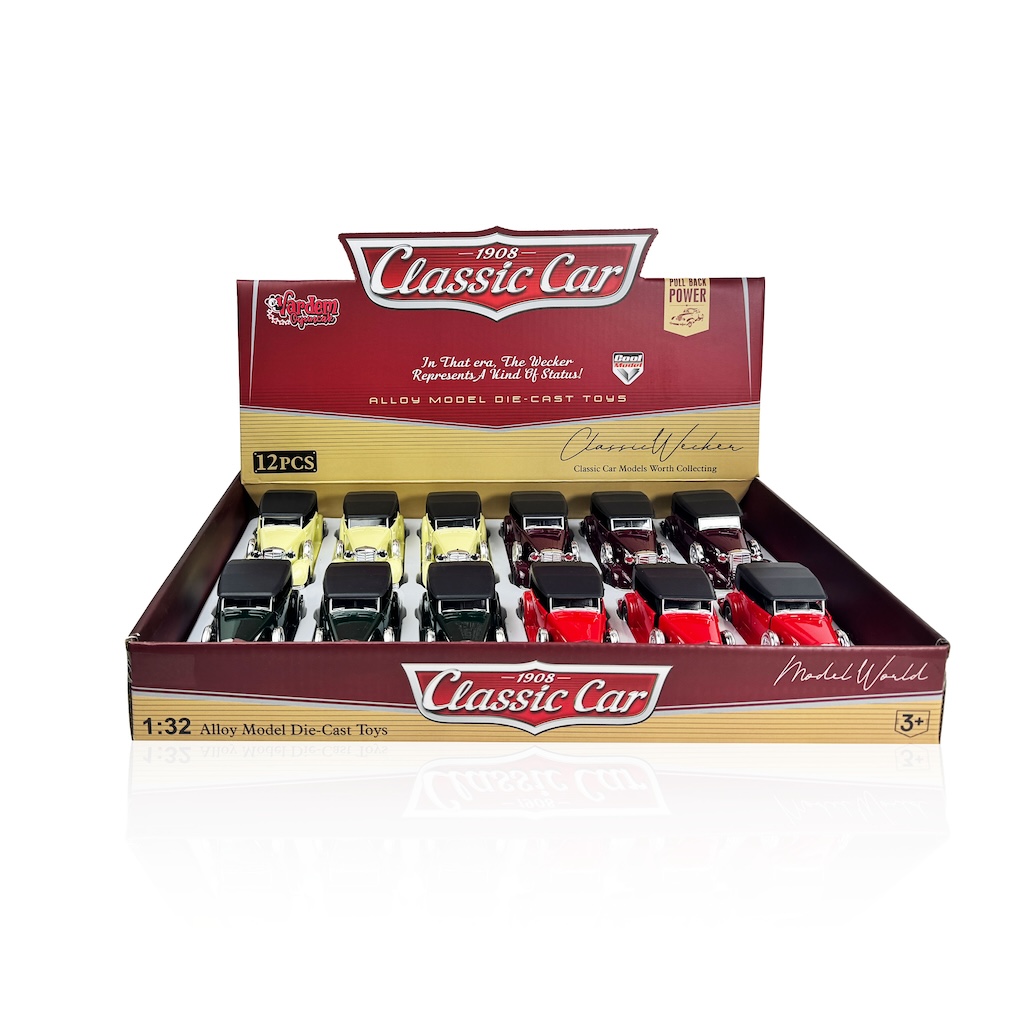 Vardem Çek Bırak 1:32 Clasic Metal Araba (7B-10B-13B-14B)