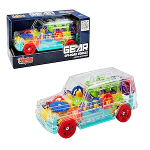 Vardem Işıklı, Müzikli Pilli Çarp Dön Şeffaf Jeep