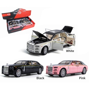 Vardem 1:24 Çek Bırak Işıklı ve Sesli Model RR Metal Araba