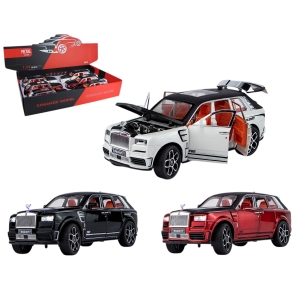 Vardem 1:24 Çek Bırak Işıklı ve Sesli Model RR Metal Jeep